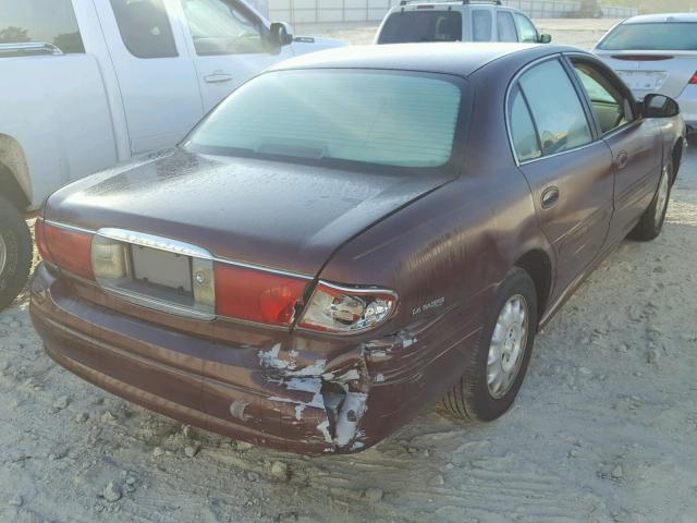 1G4HP54K3Y4204007 - 2000 BUICK LESABRE CU RED photo 4