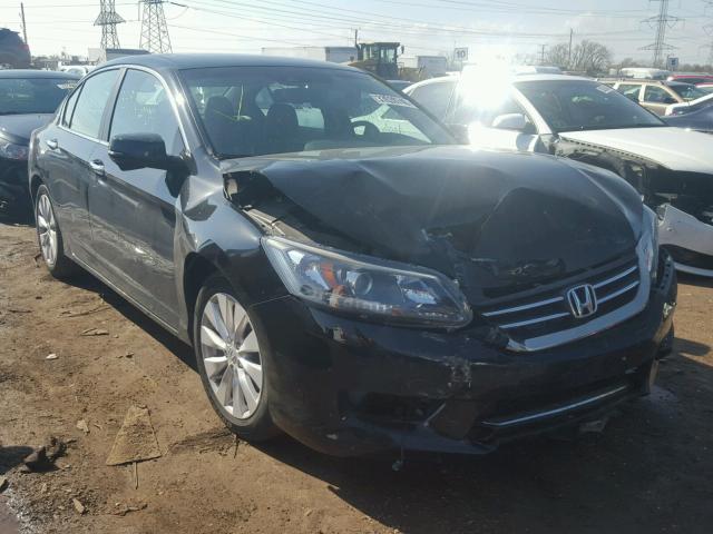 1HGCR2F82DA105734 - 2013 HONDA ACCORD EXL BLACK photo 1