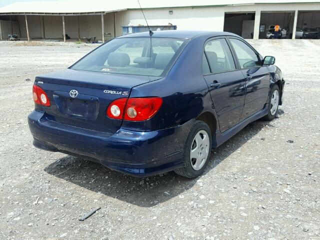 1NXBR32E95Z413779 - 2005 TOYOTA COROLLA CE BLUE photo 4