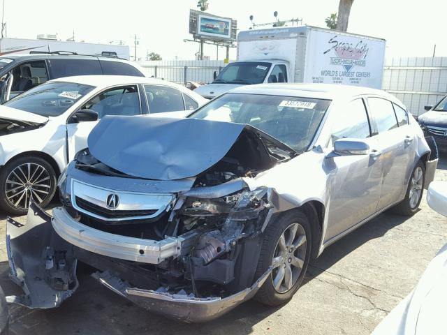 19UUA8F56CA001072 - 2012 ACURA TL SILVER photo 2