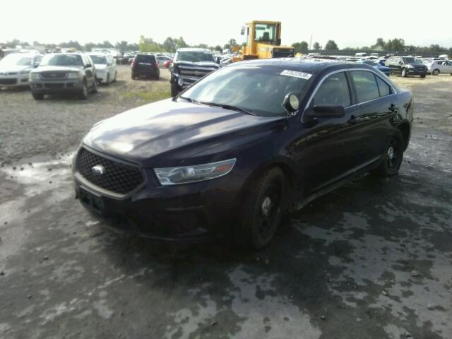 1FAHP2L87EG107126 - 2014 FORD TAURUS POL BLACK photo 2