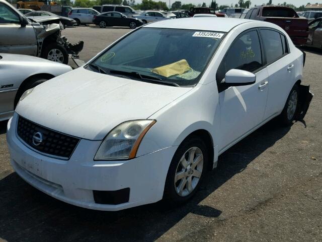 3N1AB61E47L616845 - 2007 NISSAN SENTRA 2.0 WHITE photo 2