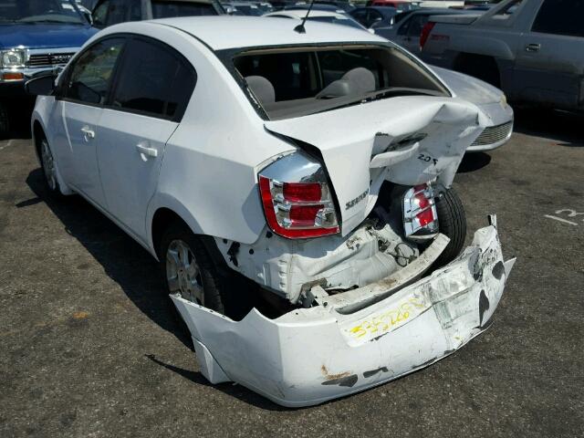 3N1AB61E47L616845 - 2007 NISSAN SENTRA 2.0 WHITE photo 3