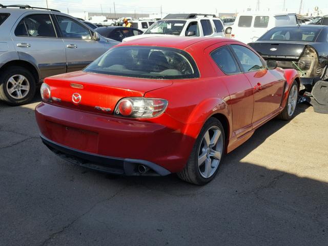 JM1FE173670210436 - 2007 MAZDA RX8 RED photo 4