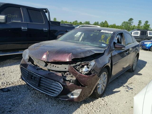 4T1BK1EB2FU178878 - 2015 TOYOTA AVALON XLE MAROON photo 2