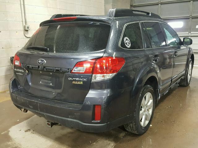 4S4BRBKC2A3315699 - 2010 SUBARU OUTBACK 2. GRAY photo 4