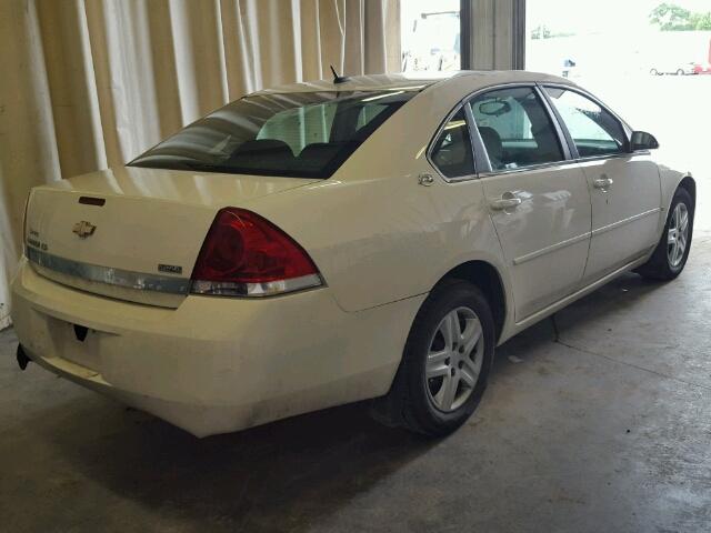 2G1WB58K889263869 - 2008 CHEVROLET IMPALA WHITE photo 4