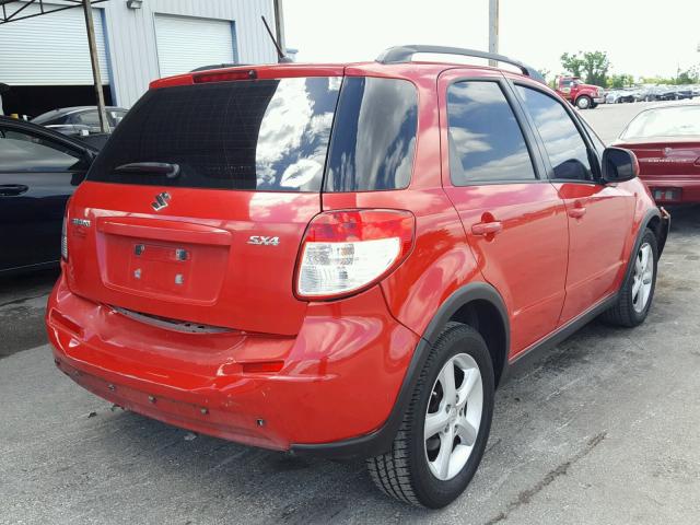 JS2YA413685101757 - 2008 SUZUKI SX4 BASE RED photo 4