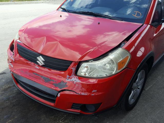 JS2YA413685101757 - 2008 SUZUKI SX4 BASE RED photo 9