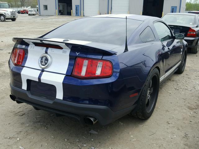 1ZVBP8JS0A5130168 - 2010 FORD MUSTANG SH BLUE photo 4