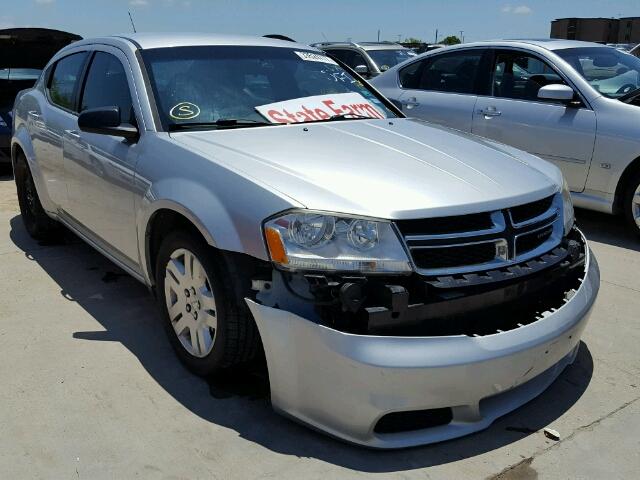 1B3BD4FB6BN523401 - 2011 DODGE AVENGER EX SILVER photo 1