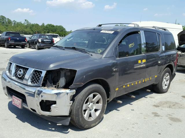 5N1AA08A95N725133 - 2005 NISSAN ARMADA SE GRAY photo 2