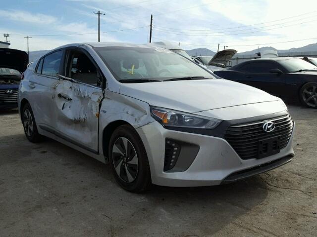 KMHC75LC7JU063842 - 2018 HYUNDAI IONIQ SEL SILVER photo 1