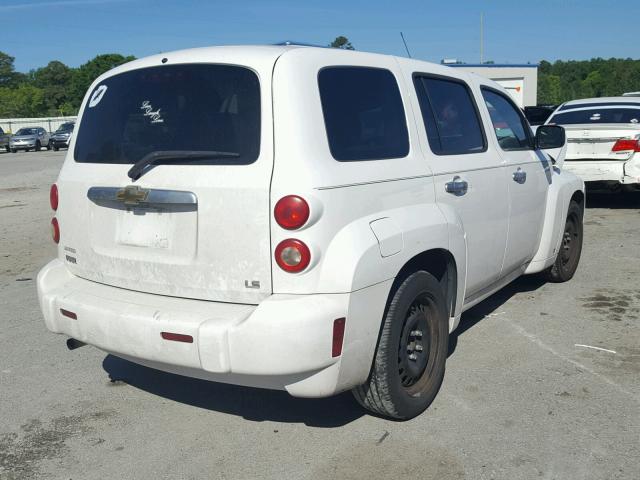 3GNDA13D17S592358 - 2007 CHEVROLET HHR LS თეთრი ფოტო 4