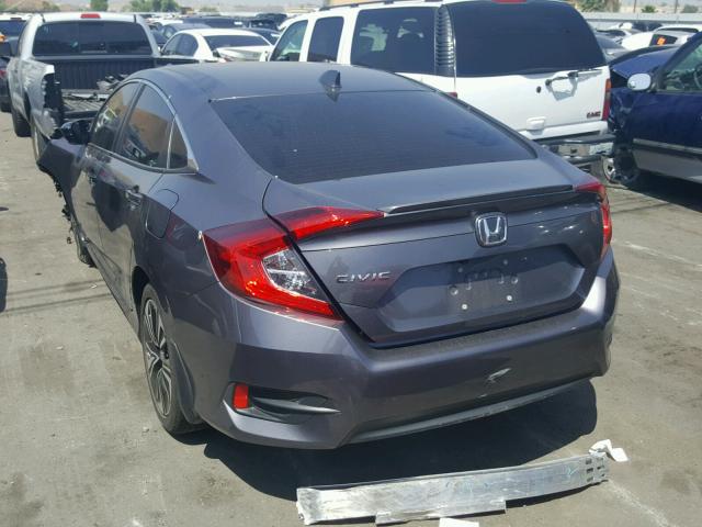 2HGFC1F76HH641495 - 2017 HONDA CIVIC EXL GRAY photo 3