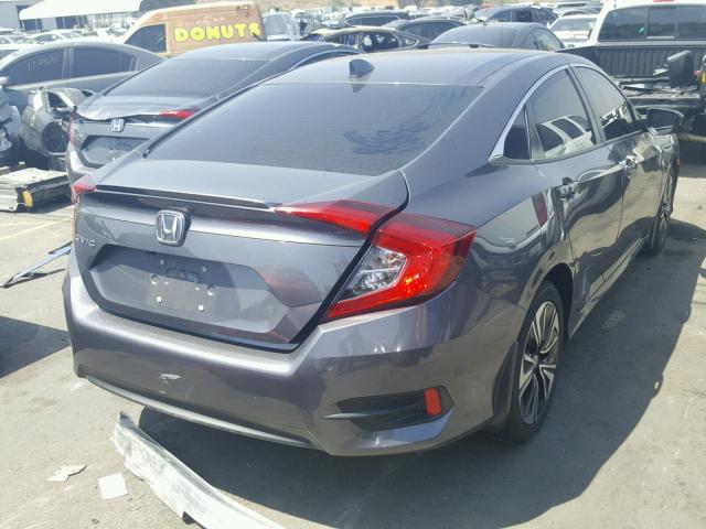 2HGFC1F76HH641495 - 2017 HONDA CIVIC EXL GRAY photo 4