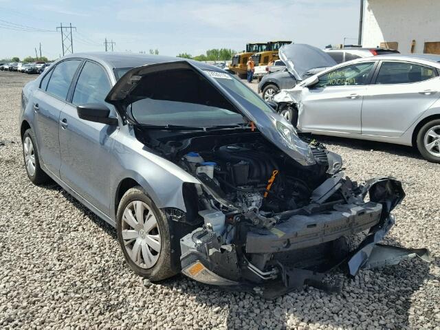 3VW2K7AJ5CM401688 - 2012 VOLKSWAGEN JETTA BASE 灰色 照片 1