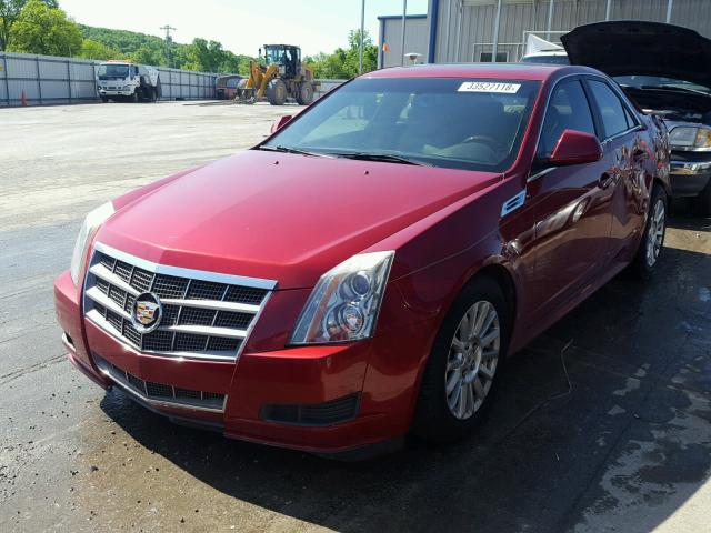 1G6DG5EG7A0128496 - 2010 CADILLAC CTS LUXURY RED photo 2