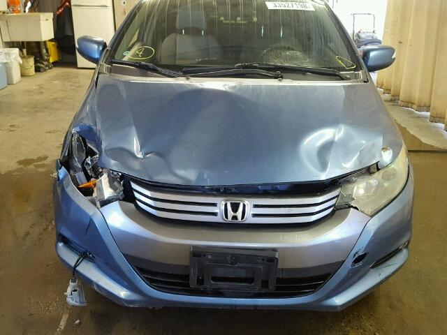 JHMZE2H74AS011979 - 2010 HONDA INSIGHT BLUE photo 10