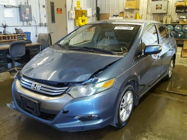 JHMZE2H74AS011979 - 2010 HONDA INSIGHT BLUE photo 2