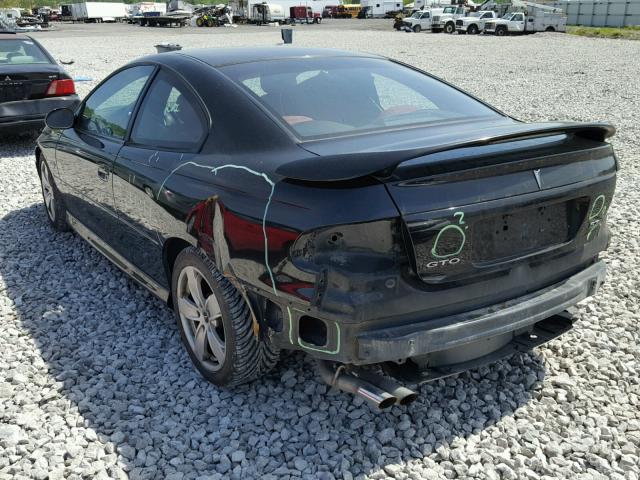 6G2VX12G84L277878 - 2004 PONTIAC GTO BLACK photo 3