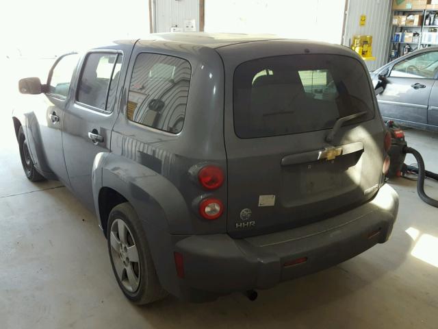 3GNCA13B59S580324 - 2009 CHEVROLET HHR LS GRAY photo 3