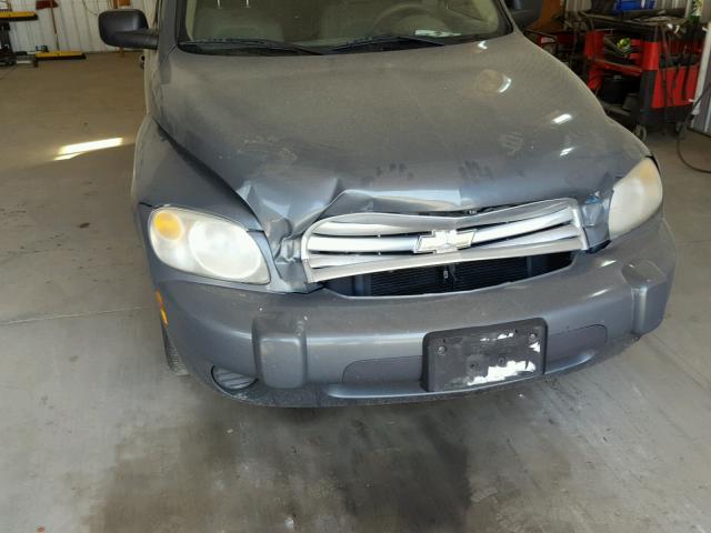 3GNCA13B59S580324 - 2009 CHEVROLET HHR LS GRAY photo 9