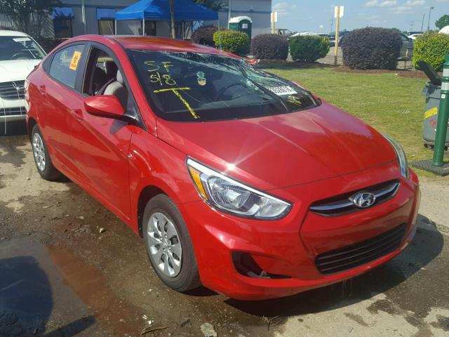 KMHCT4AE2GU138935 - 2016 HYUNDAI ACCENT SE RED photo 1