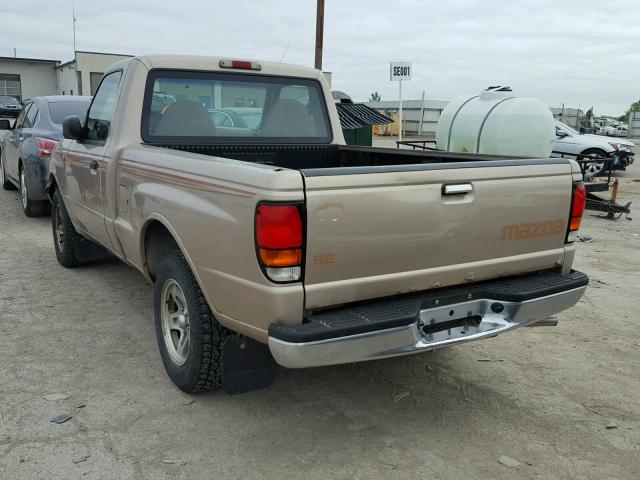 4F4YR12C2WTM29841 - 1998 MAZDA B2500 TAN photo 3