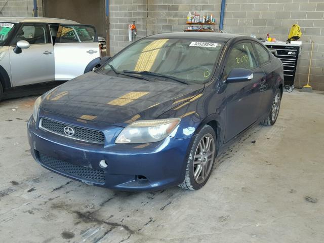 JTKDE177470207716 - 2007 TOYOTA SCION TC BLUE photo 2