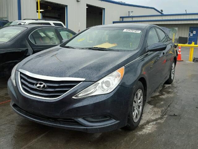 5NPEB4AC6CH481024 - 2012 HYUNDAI SONATA GLS BLUE photo 2