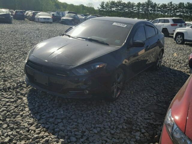 1C3CDFBH9DD261363 - 2013 DODGE DART SXT BLACK photo 2