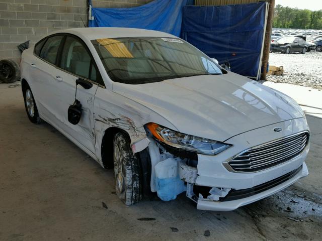 3FA6P0G78HR377332 - 2017 FORD FUSION S WHITE photo 1