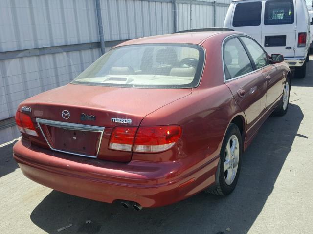 JM1TA221521736330 - 2002 MAZDA MILLENIA RED photo 4