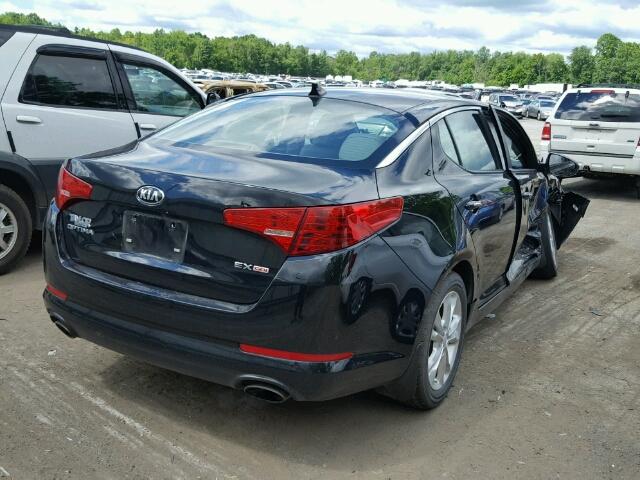 5XXGN4A70DG118394 - 2013 KIA OPTIMA EX BLACK photo 4