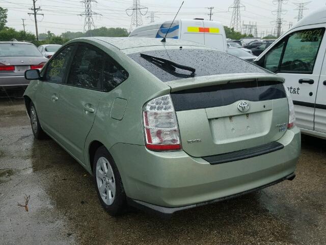 JTDKB20U183371695 - 2008 TOYOTA PRIUS GREEN photo 3