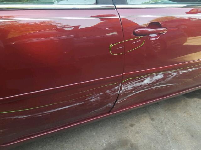 2G1WD58C281195585 - 2008 CHEVROLET IMPALA SUP წითელი ფოტო 10