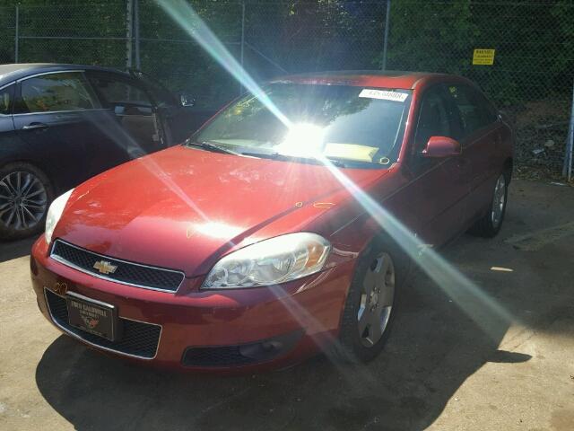 2G1WD58C281195585 - 2008 CHEVROLET IMPALA SUP წითელი ფოტო 2