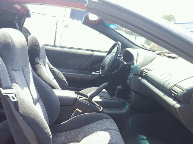 2G1FP22K2T2109328 - 1996 CHEVROLET CAMARO BAS წითელი ფოტო 5