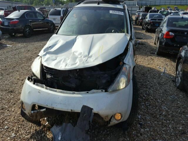 JN8AZ08W27W608312 - 2007 NISSAN MURANO WHITE photo 7