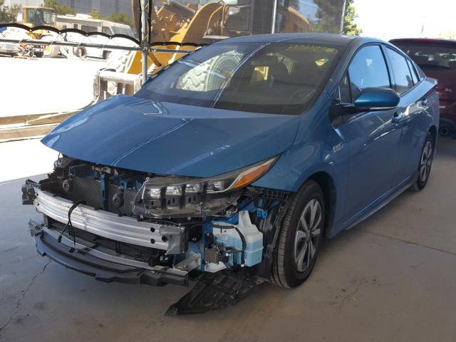 JTDKARFP9H3036195 - 2017 TOYOTA PRIUS PRIM ლურჯი ფოტო 2