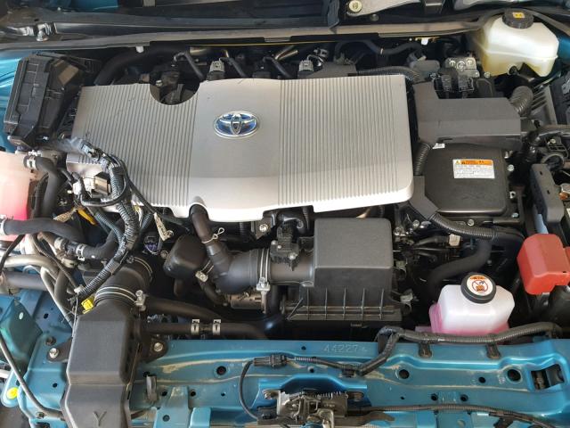 JTDKARFP9H3036195 - 2017 TOYOTA PRIUS PRIM ლურჯი ფოტო 7