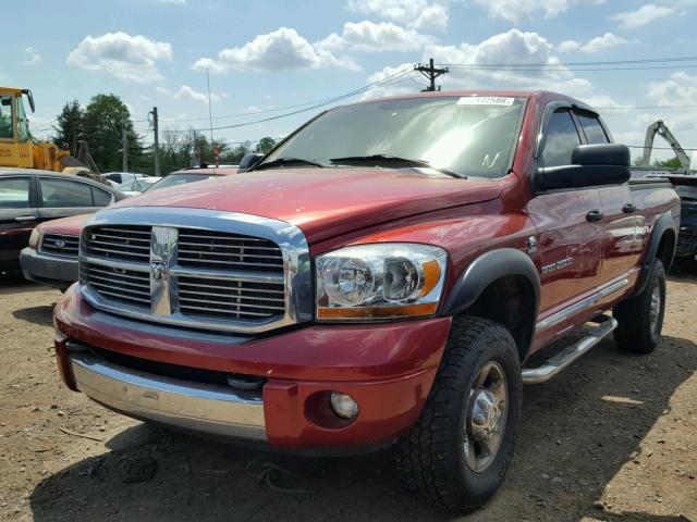 1D7KS28C86J127617 - 2006 DODGE RAM 2500 S MAROON photo 2