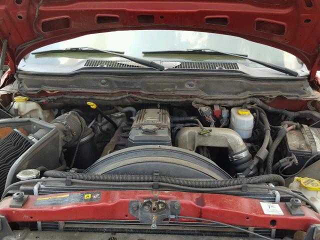 1D7KS28C86J127617 - 2006 DODGE RAM 2500 S MAROON photo 7