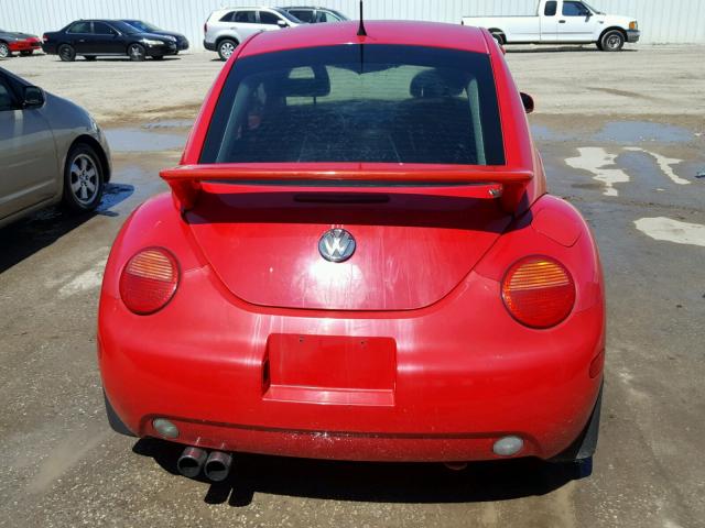 3VWCP21C41M479449 - 2001 VOLKSWAGEN NEW BEETLE RED photo 9