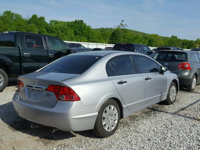 2HGFA16319H343814 - 2009 HONDA CIVIC VP SILVER photo 4