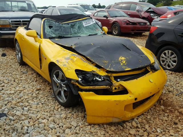 JHMAP21448S000711 - 2008 HONDA S2000 YELLOW photo 1