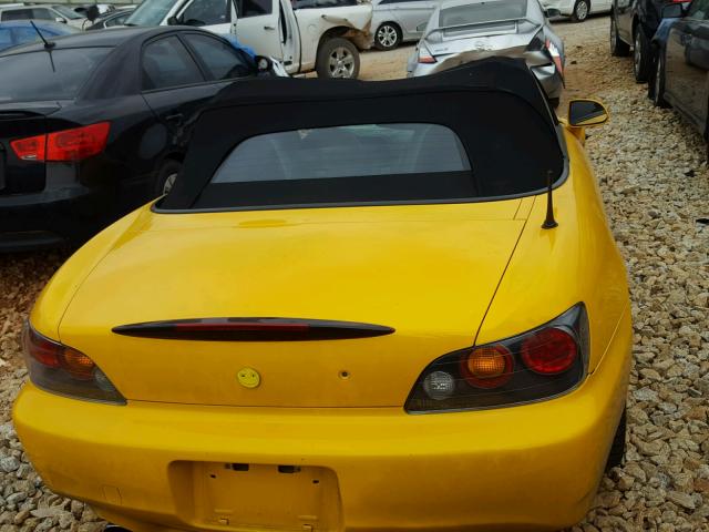 JHMAP21448S000711 - 2008 HONDA S2000 YELLOW photo 6