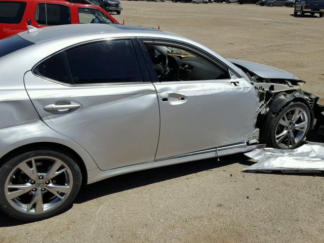 JTHBF5C21A5107725 - 2010 LEXUS IS 250 SILVER photo 9