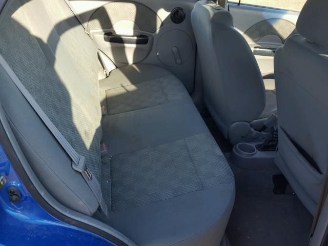 KL1TD52645B329416 - 2005 CHEVROLET AVEO BASE Կապույտ լուսանկար 6